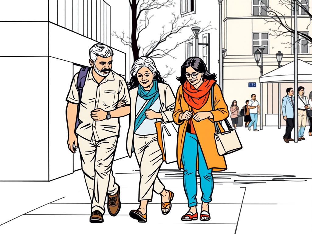 A close-up of a state-of-the-art, digital medical alert device, made from brushed aluminum with a minimalist interface and clear, tactile buttons. It’s set on a monochrome, stone-finish countertop in a well-lit, organized office dedicated to senior support coordination. Soft, overhead LED lighting creates gentle, controlled highlights, giving the device a polished, trustworthy look while casting short, crisp shadows for visual clarity. The mood is secure and dependable, reinforcing the site’s promise of safety and support. Framed with a succinct, off-center composition and a moderate depth of field to focus attention on the device, the image boasts a corporate, photographic style.